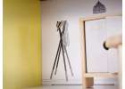 Domek dla lalek drewniany mebelki 70cm szary
