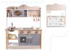 Kuchnia dla dzieci drewniana MDF LULILO KUKETO akcesoria 85cm Kuchnia dla dzieci drewniana MDF LULILO KUKETO akcesoria 85cm