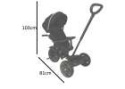 Rowerek trójkołowy TRIKE FIX Elite 2w1 rower spacerówka 6w1 czarny